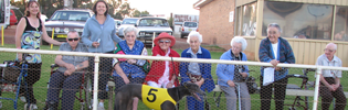 Greenstone Lodge Residents Enjoyed Watching Their Greyhound Greenstone Gift Compete At Temora