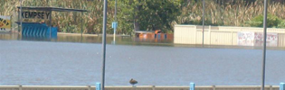 Kempsey Greyhound Track Under Water