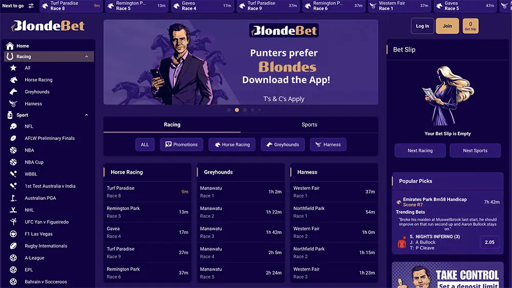Blondebet review