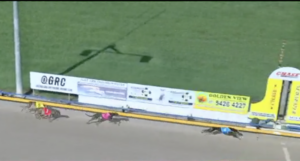 Tricky Micky winning Golden Chase Semi Final 1