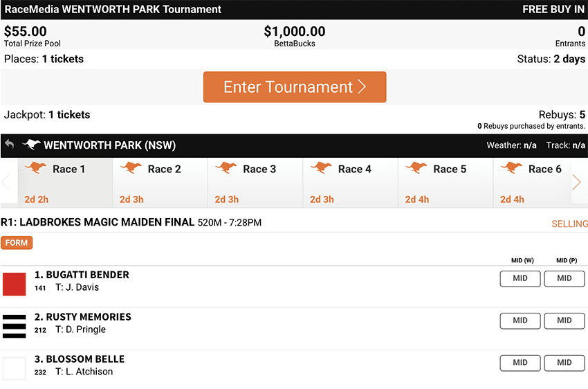 TopBetta Tournamen Through Australian Racing Greyhound