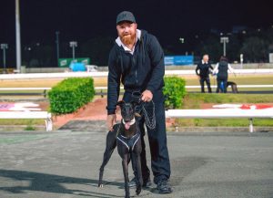 Former NT greyhound trainer Jamie Hosking  trains a double at Albion Park